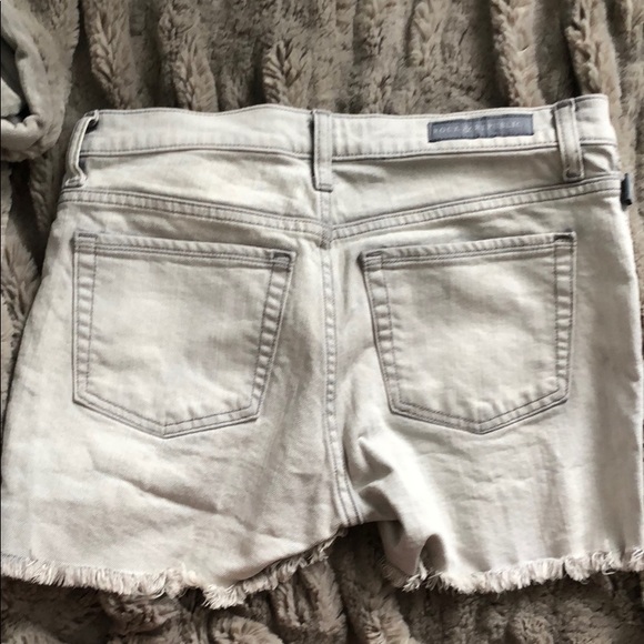 Cutoff edgy jeans shorts grey - Picture 3 of 3